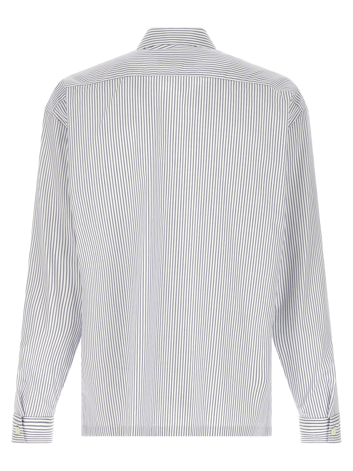 Prada Blue Cotton Blouse