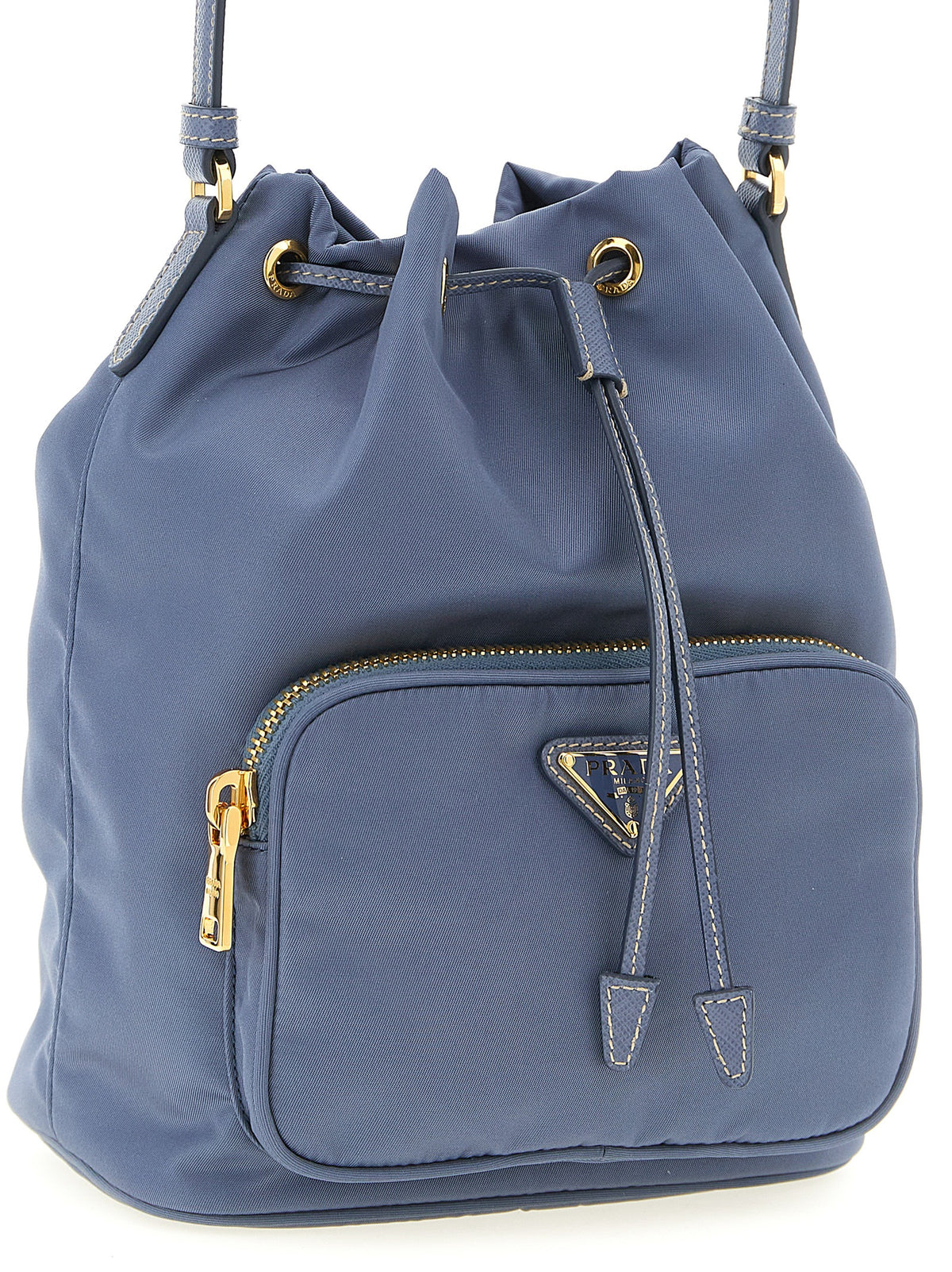 Prada Blue Recycled Polyamide Handbag