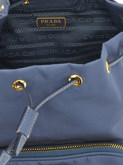 Prada Blue Recycled Polyamide Handbag