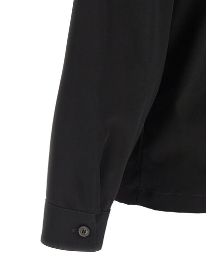 Prada Black Cotton Blouse