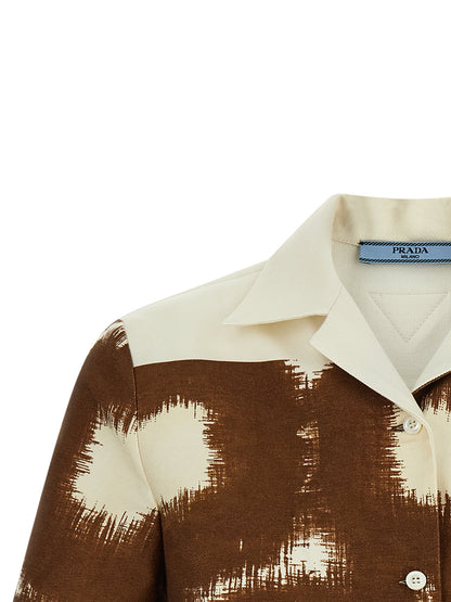 Prada Brown Cotton Blouse
