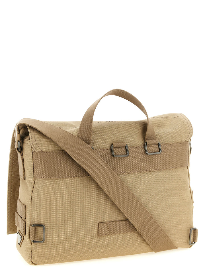 Prada Beige Cotton Crossbody Bag