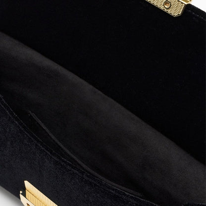 Emporio Armani Black Polyester Clutch Bag