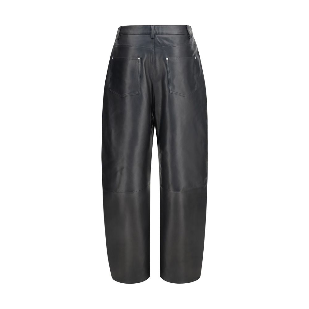 Arma Black Leather Pants