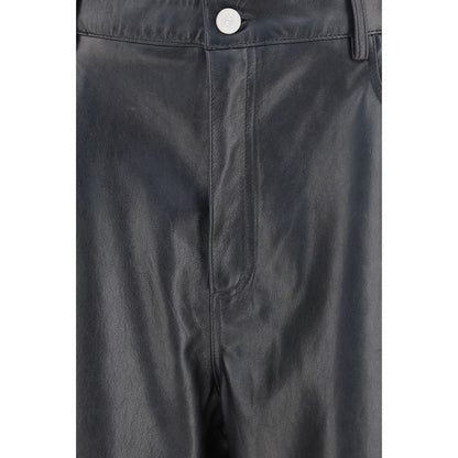 Arma Black Leather Pants