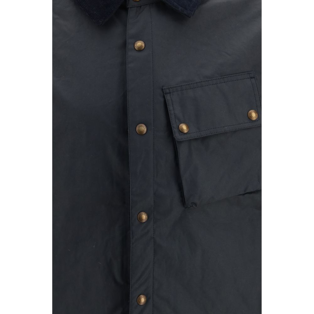 Belstaff Blue Cotton Full-Length Jacket
