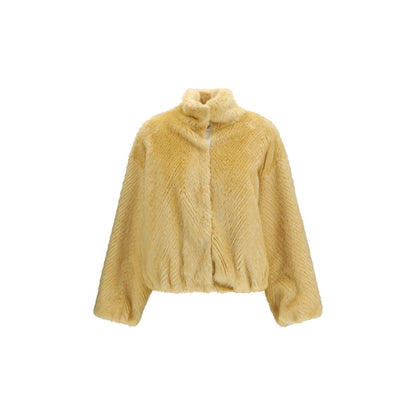Forte_Forte Gold Modacrylic Bomber