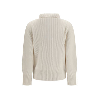 Forte_Forte White Wool Oves Aries Sweatshirt