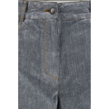 Forte_Forte Gray Cotton Jeans Denim