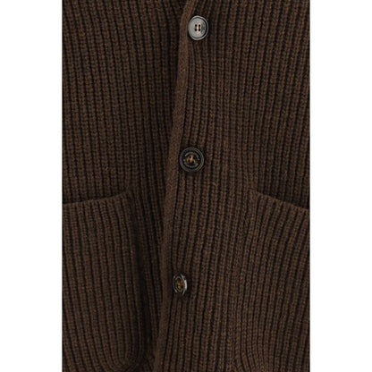 Brooksfield Brown Wool Oves Aries Full-Length Jacket