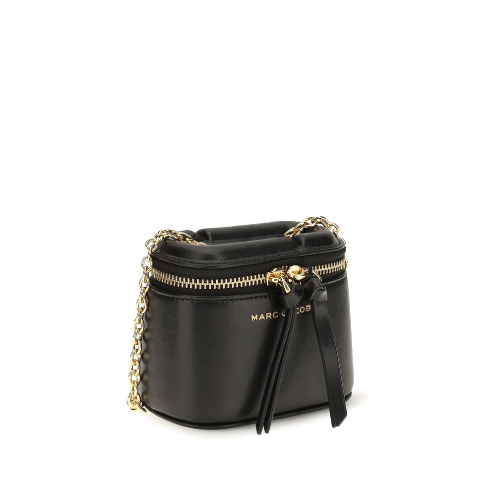 Marc Jacobs Black Calf Leather Bos Taurus Shoulder Bag