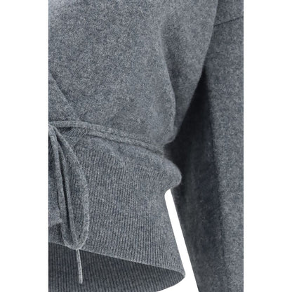 Extreme Cashmere Gray Cashmere Cardigan