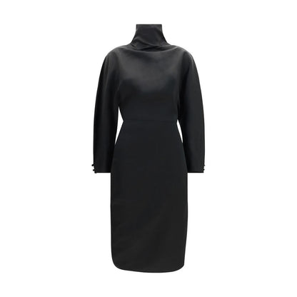 Khaite Black Acetate Cocktail Dress