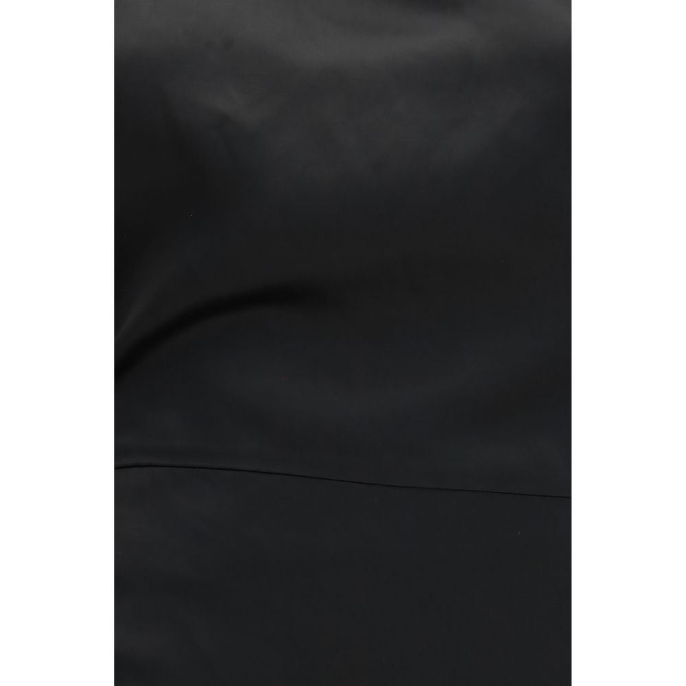 Khaite Black Acetate Cocktail Dress