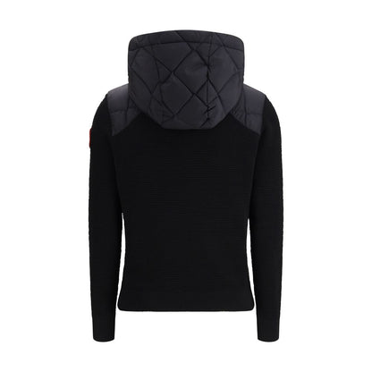 Canada Goose Black Wool Oves Aries Full-Length Jacket