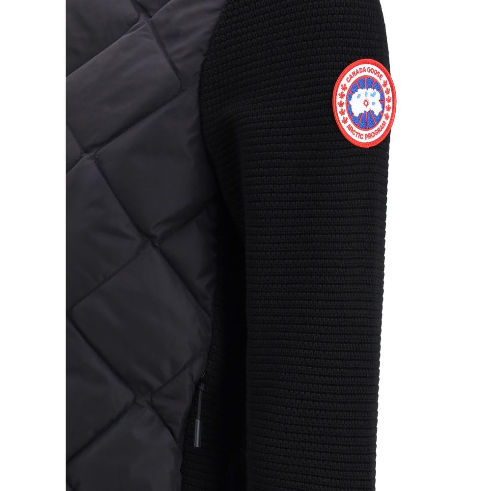 Canada Goose Black Wool Oves Aries Full-Length Jacket