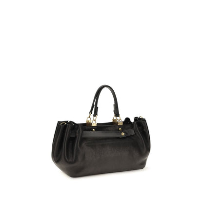 Balenciaga Black Calf Leather Bos Taurus Shoulder Bag