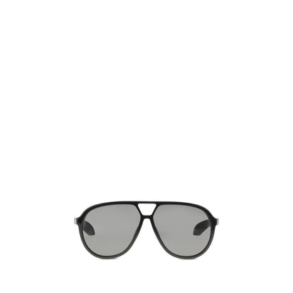 Alexander McQueen Black Acetate Sunglasses