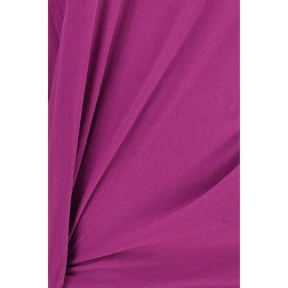 Balenciaga Purple Cotton Long Sleeve T-Shirt