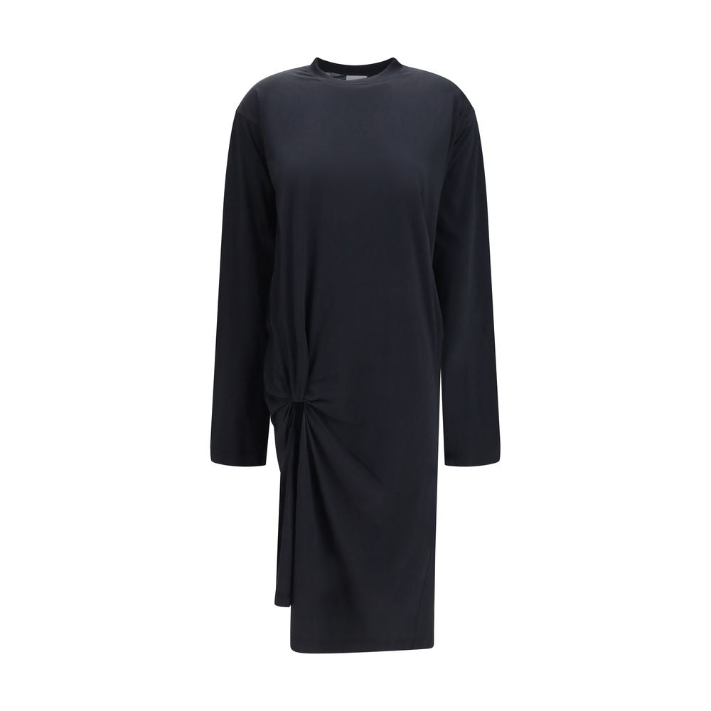 Balenciaga Black Cotton Casual Dress