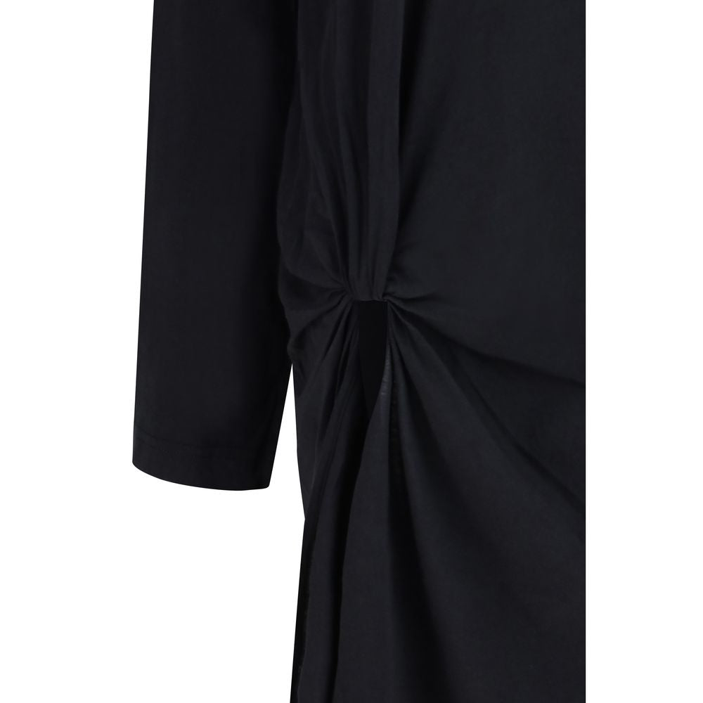 Balenciaga Black Cotton Casual Dress