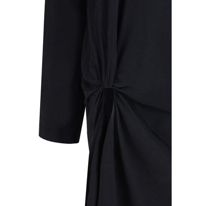 Balenciaga Black Cotton Casual Dress