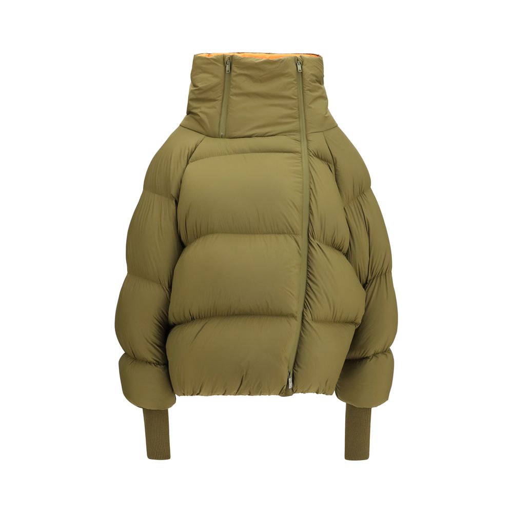 Ganni Bicolor Polyamide Full-Length Jacket