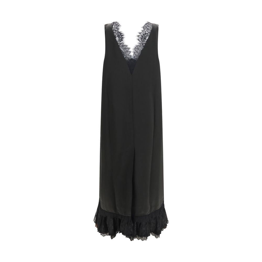 Ganni Black Acetate Casual Dress