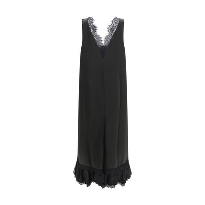 Ganni Black Acetate Casual Dress