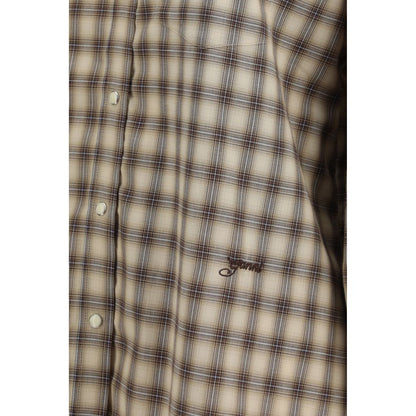 Ganni Beige Cotton Dress Shirt