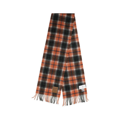 Ganni Orange Wool Oves Aries Scarf