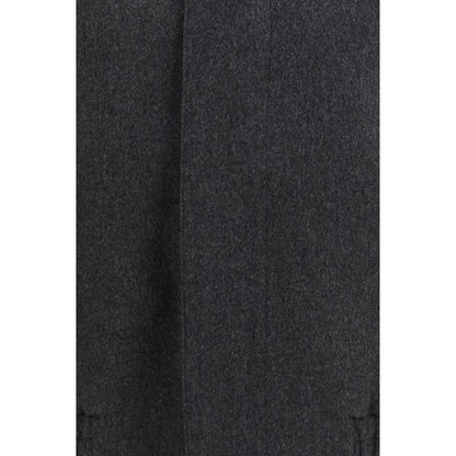 Lardini Gray Wool Oves Aries Bomber