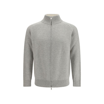 Lardini Gray Wool Oves Aries Sweatshirt