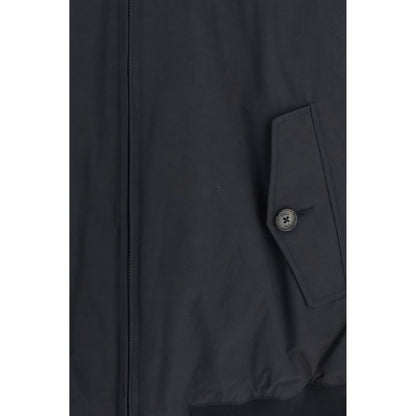 Baracuta Black Polyester Bomber