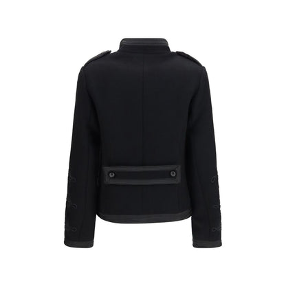 P.A.R.O.S.H. Black Wool Oves Aries Jacket