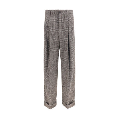 Dolce & Gabbana Brown Alpaca Vicugna Pacos Pants