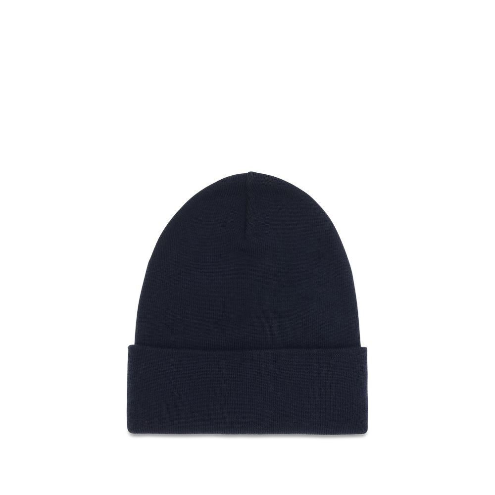 Moncler Grenoble Blue Wool Oves Aries Beanie