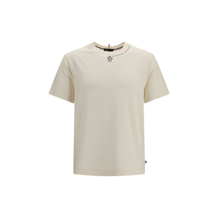 Moncler Grenoble Beige Cotton T-Shirt