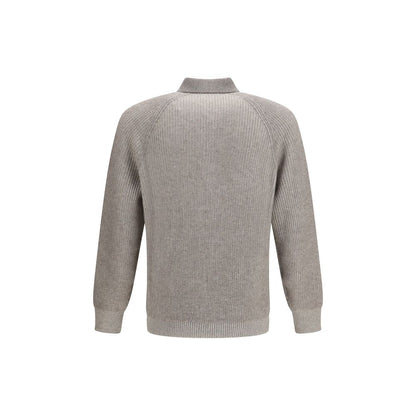 Brunello Cucinelli Gray Cashmere Sweater