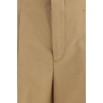 Umit Benan Beige Cotton Casual Pants