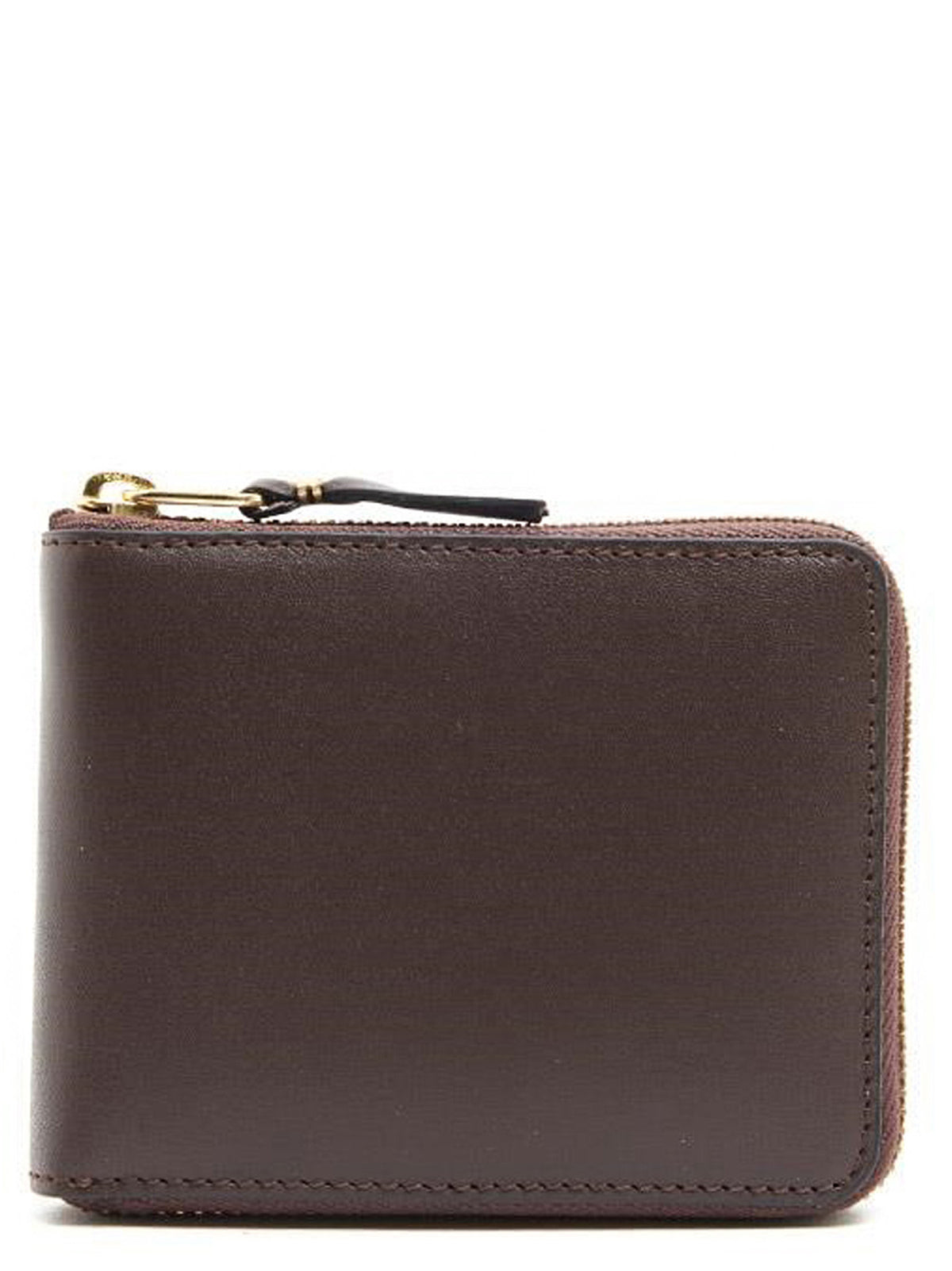 Comme Des Garçons Brown Cowhide Leather Wallet