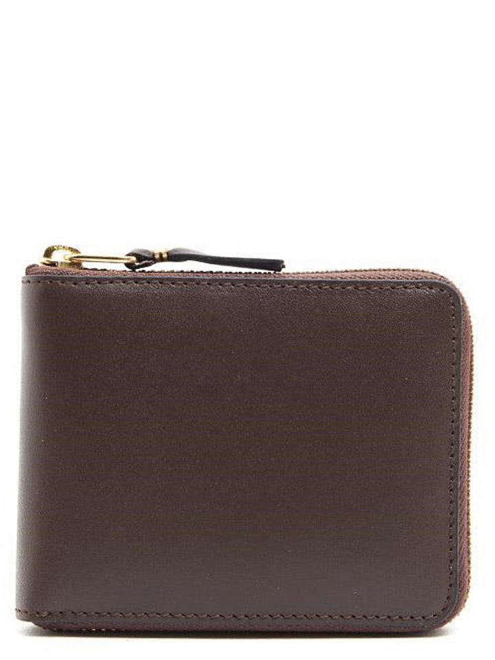 Comme Des Garçons Brown Cowhide Leather Wallet