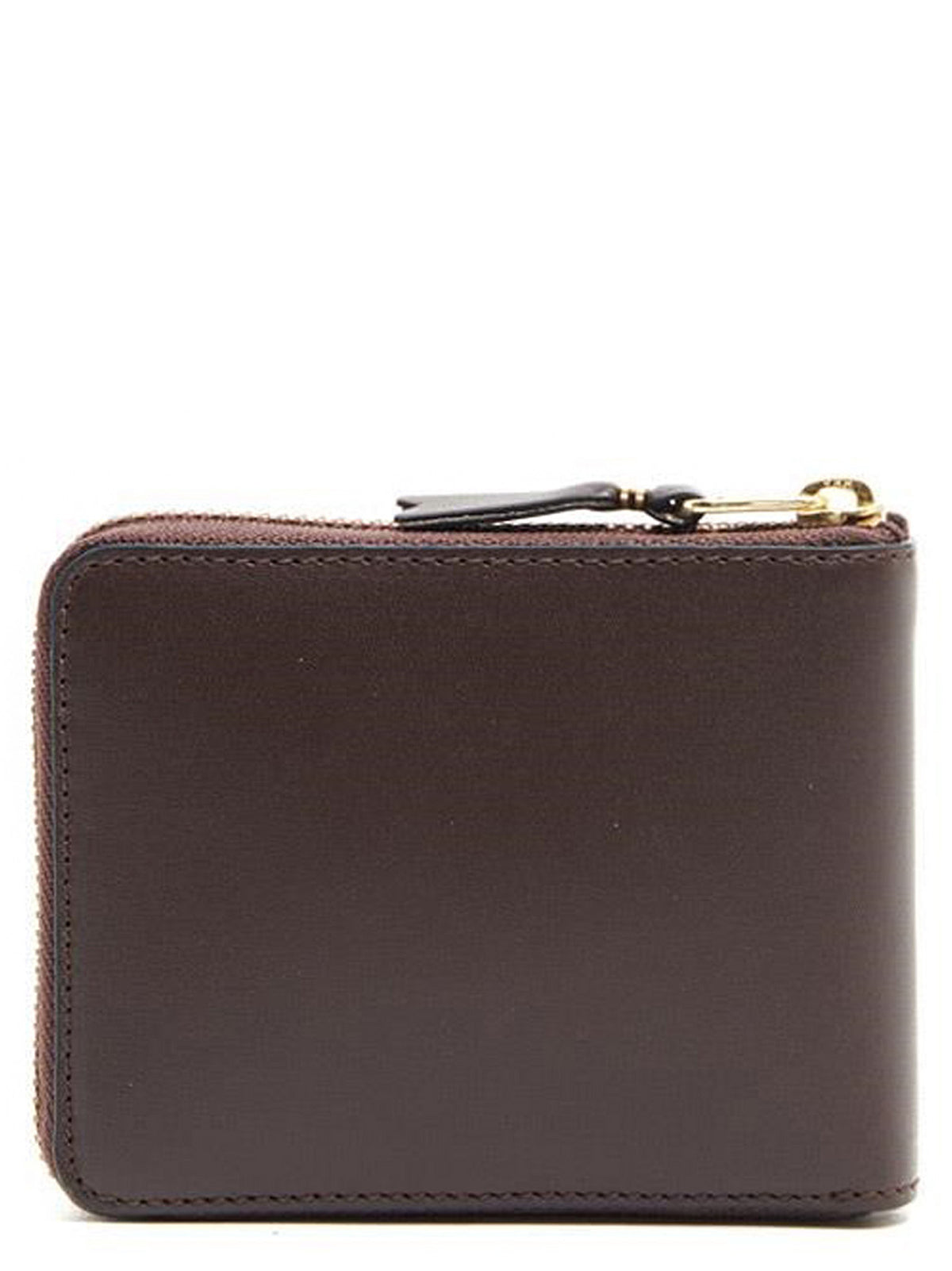 Comme Des Garçons Brown Cowhide Leather Wallet