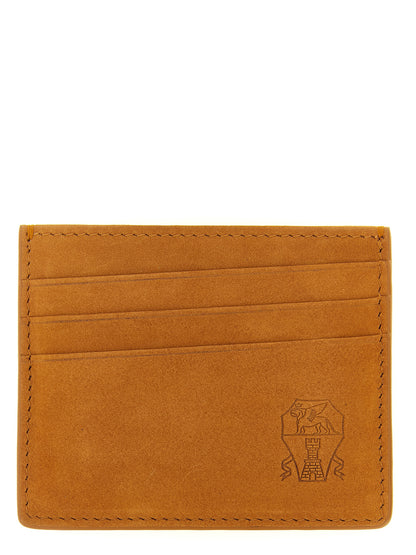 Brunello Cucinelli Brown Calfskin Cardholder