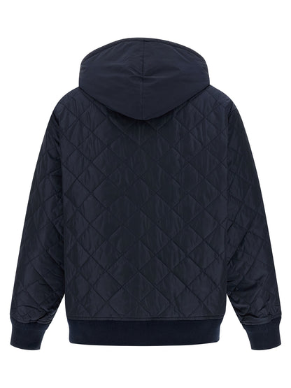 Prada Blue Recycled Polyamide Bomber