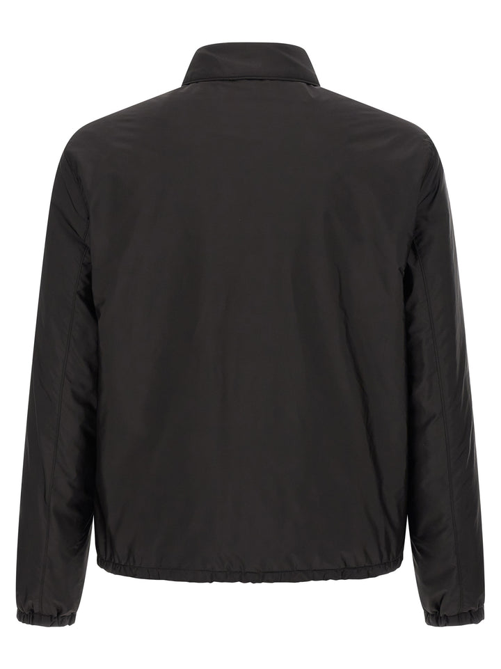 Prada Black Recycled Polyamide Full-Length Jacket