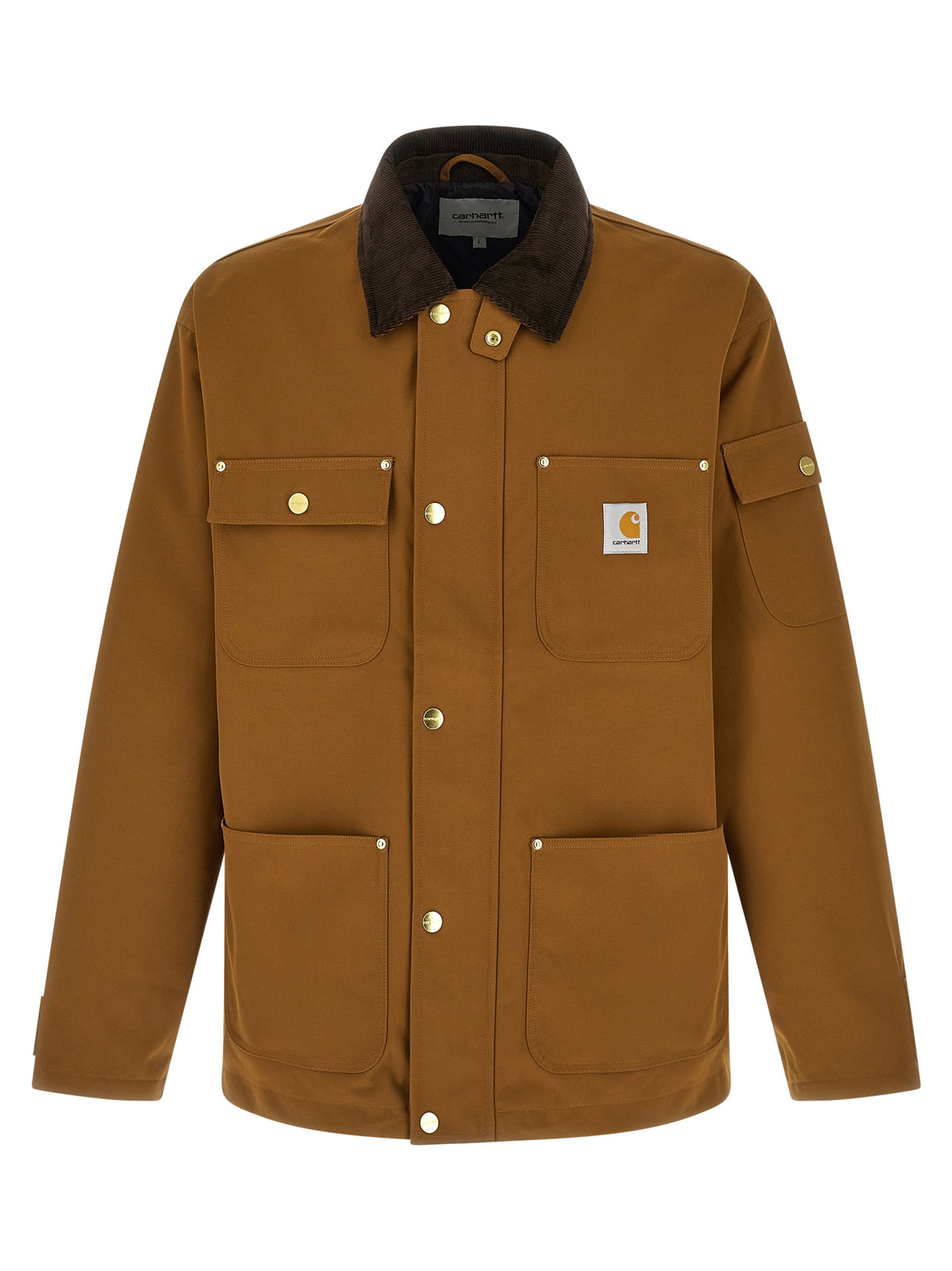 Carhartt Wip Brown Nylon Full-Length Jacket