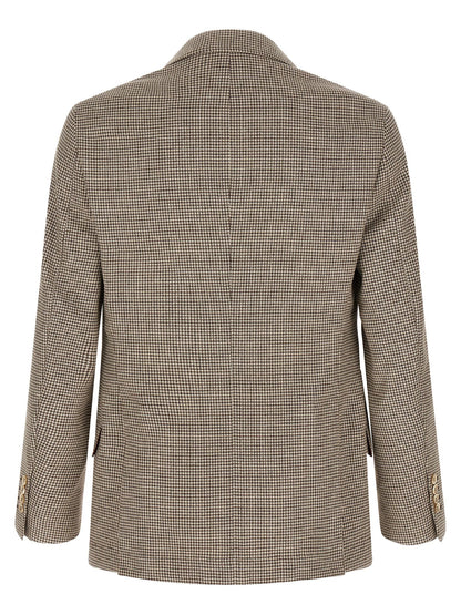 Brunello Cucinelli Gray Wool Blazer