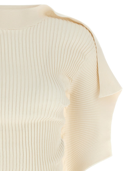 Issey Miyake White Polyester Shortsleeve Shirt