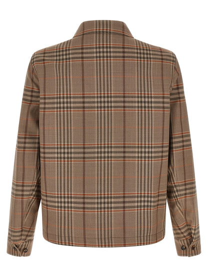 Burberry Beige Wool Full-Length Jacket